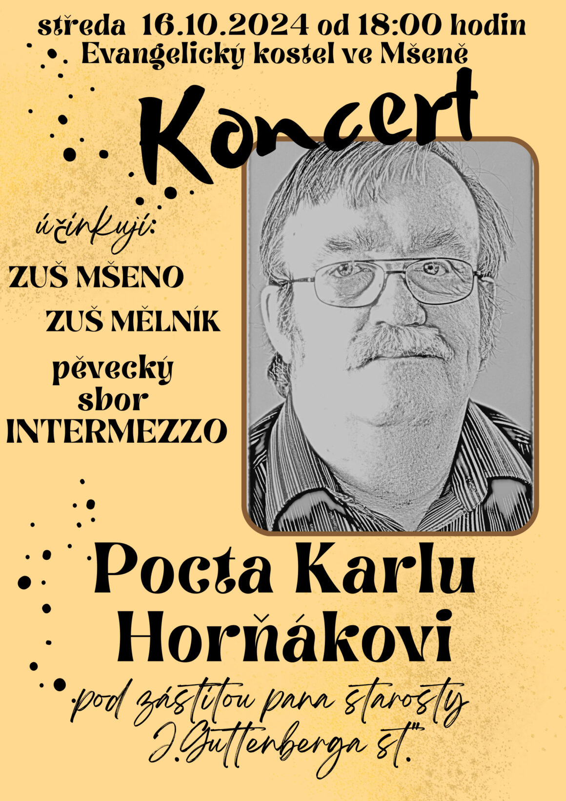 Koncert Pocta Karlu Horňákovi